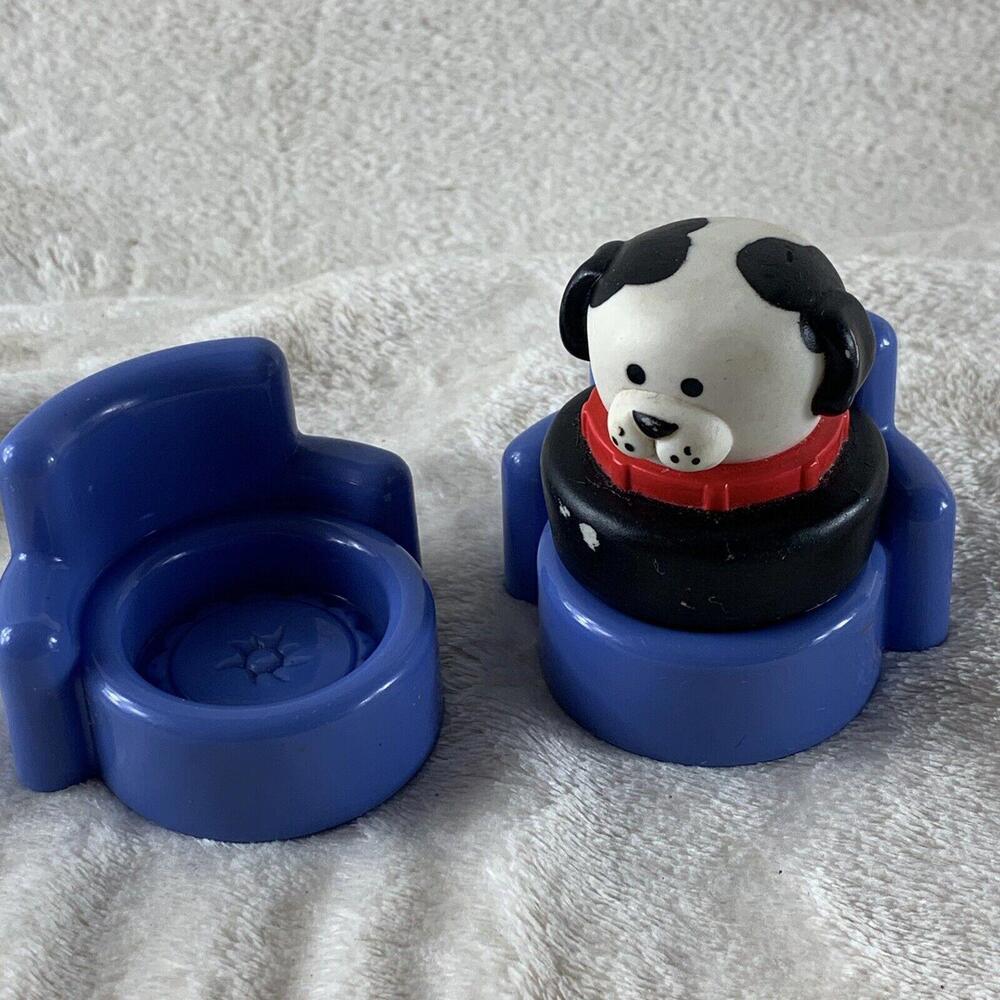 Fisher Price Little People Garden Tea Party Chair Replacement Piece X 2 Plus Dog
